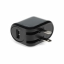 AddOn Wall Plug to USB 2.0 (A) 5V 2.4A for US Black