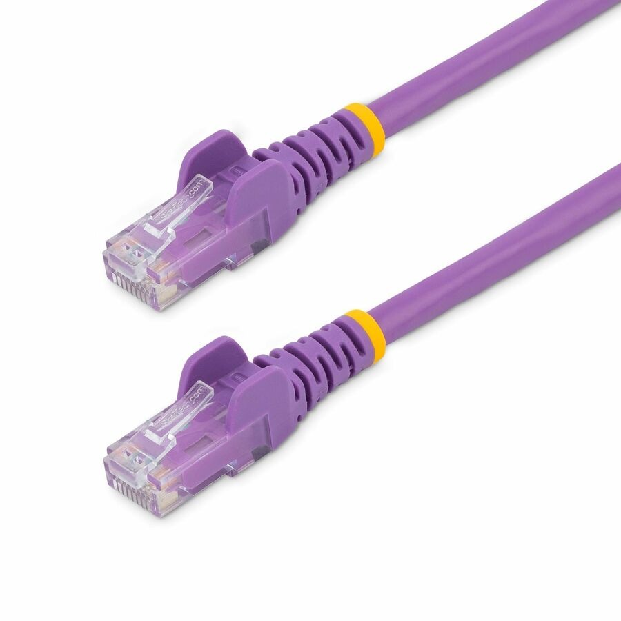 StarTech 6ft CAT6 Ethernet Cable - Purple Snagless Gigabit - 100W PoE UTP 250Mhz Category 6 Patch Cord UL Certified Wiring/TIA