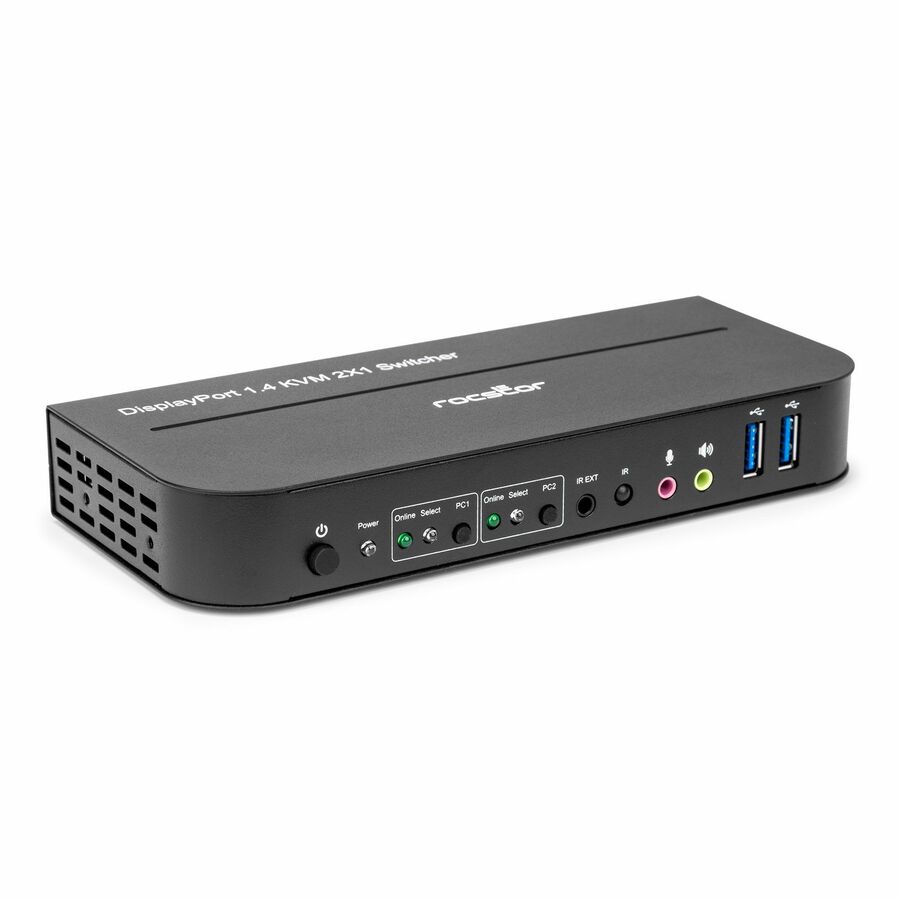 Rocstor Solid KVM SK05 DisplayPort 1.4 and USB 3.0 2�1 KVM Switch