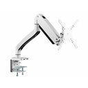 SIIG Single Monitor Aluminum Heavy Duty Desk Mount with USB and Audio Ports - 17" to 43"