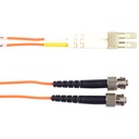 Black Box Fiber Optic Duplex Patch Network Cable - LC Male - ST Male - 6.56ft