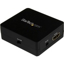 StarTech.com HDMI Audio Extractor - HDMI to 3.5mm Audio Converter - 2.1 Stereo Audio - 1080p - Extract and convert the audio from your HDMI signal to 3.5mm audio in 2.1 stereo sound - HDMI audio extractor - HDMI audio converter - HDMI to analog audio - HDMI to 2.1 audio - HDMI 2-channel audio extractor - HDCP compliant HDMI pass through port