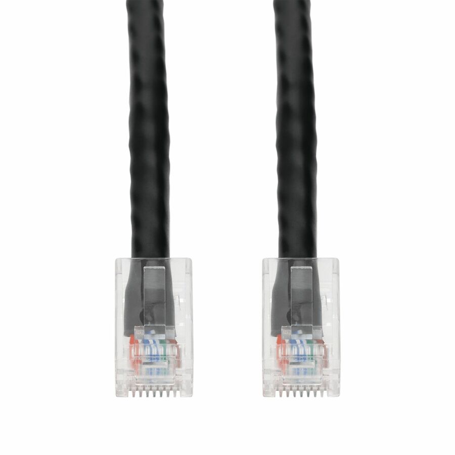 AddOn 7ft Black CAT 5E PVC Ethernet Cable Non-Booted RJ-45 M/M