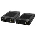 Stand-alone Fast & Gigabit Ethernet PoE / PoE+ Media Converter 10/100/1000Base-T PoE+ PSE to 1000Base-X
