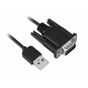 SIIG USB to RS-232 Serial Adapter Cable - FTDI FT232 - TAA compliant - 12Mbps USB Data Transfer Rates - Compatible with Windows and Mac