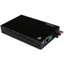 StarTech.com 10/100 Mbps Multi Mode Fiber Media Converter ST 2 km - Convert and extend a 10/100 Mbps Ethernet connection up to 1.2 miles/2km over Multi Mode ST fiber - fiber converter - ethernet media converter - fibre converter - 10/100 media converter - utp to fiber