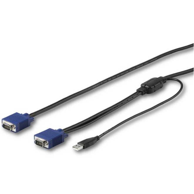StarTech 6 ft. (1.8 m) USB KVM Cable for StarTech Rackmount Consoles - VGA and USB KVM Console Cable (RKCONSUV6)