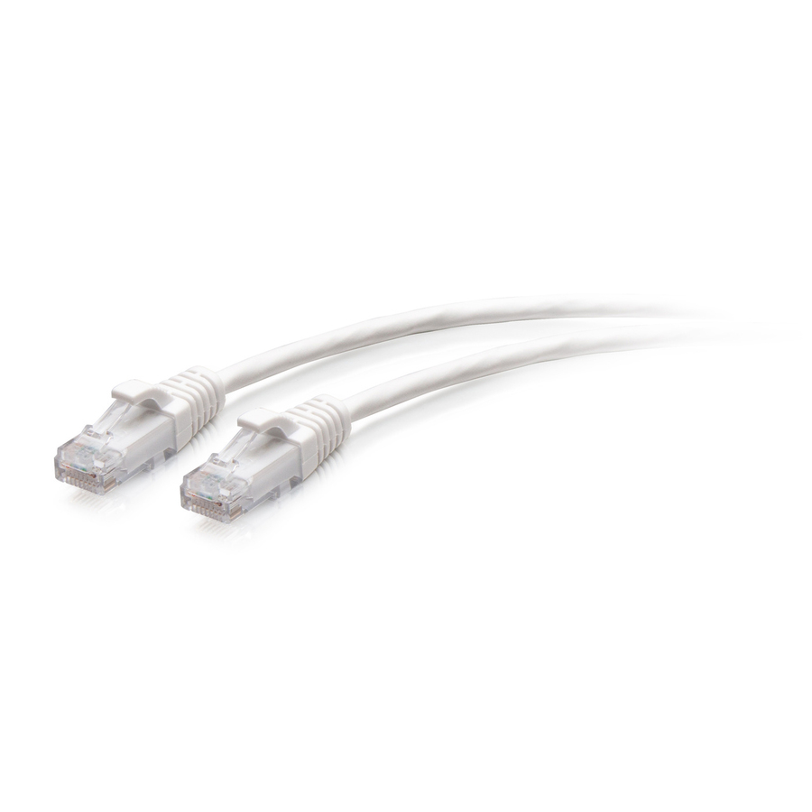 C2G 3ft (0.9m) Cat6a Snagless Unshielded (UTP) Slim Ethernet Patch Cable - White - RJ45 - M/M