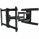 StarTech TV Wall Mount supports up to 100" VESA Displays - Low Profile Full Motion Large TV Wall Mount - Heavy Duty Adjustable Bracket