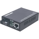 Gigabit Ethernet WDM Bi-Directional Single Mode Media Converter, 10/100/1000Base-Tx to 1000Base-Lx (SC) Single-Mode, 20km, WDM (Rx1550/Tx1310)