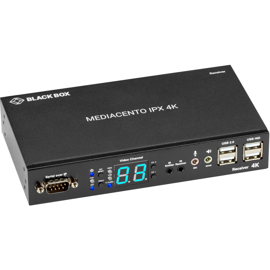 Black Box 4K Receiver - HDMI, USB, Serial, IR, Audio