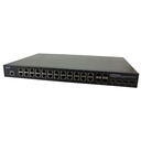 Transition Networks Managed Hardened Gigabit Ethernet PoE+ Rack Mountable Switch