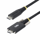 StarTech 10ft (3m) USB-C Charging Cable, Durable and Ultra-Flexible, Screw Locking, 240W (5A) PD EPR, USB 2.0 charger Cord, USB-IF