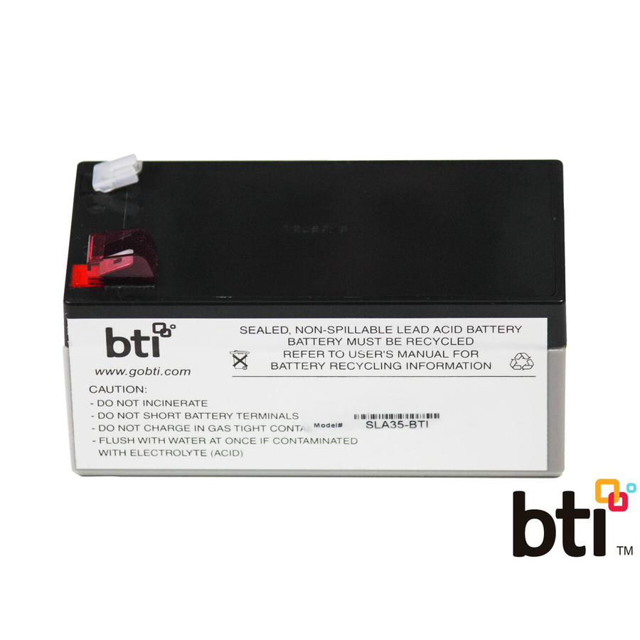 BTI RBC35-SLA35-BTI SEALED LEAD ACID BATTERY FOR APC - 2yr Warranty - BE350C, BE350D-LM, BE350G, BE350G-CN, BE350G-LM, BE350R, BE350R-CN, BE350T, BE350U, BE350U-CN
