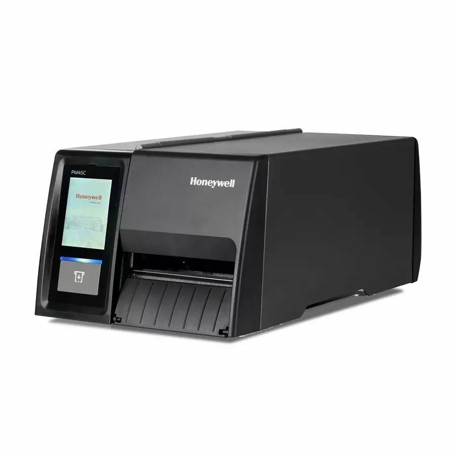 Honeywell PM45C Industrial Thermal Transfer Printer - Monochrome - Label Print - Gigabit Ethernet - USB - USB Host - Serial - 15.75 ft Print Length x 4.25" Print Width - 13.78 in/s Mono - 203 dpi - 4.49" Label Width - Fingerprint, IPL, ZSim2, ZPL II, DPL, XML, Direct Protocol (DP) Emulation - For PC