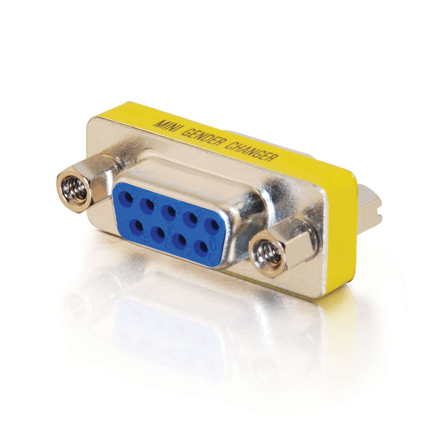 C2G DB9 F/F Mini Gender Changer (Coupler)