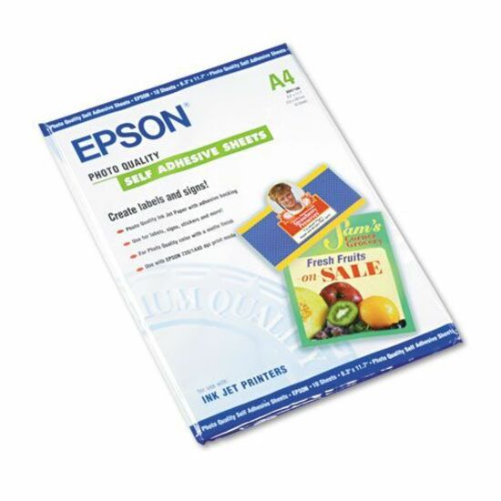 Epson A4 Self-Adhesive Photo Paper