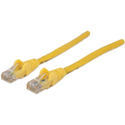 Intellinet Network Solutions Cat6 UTP Network Patch Cable, 25 ft (7.5 m), Yellow