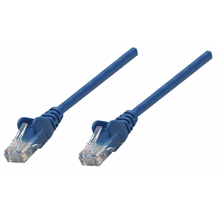 Intellinet Network Solutions Cat6a S/FTP Network Patch Cable, 7 ft (2.0 m), Blue