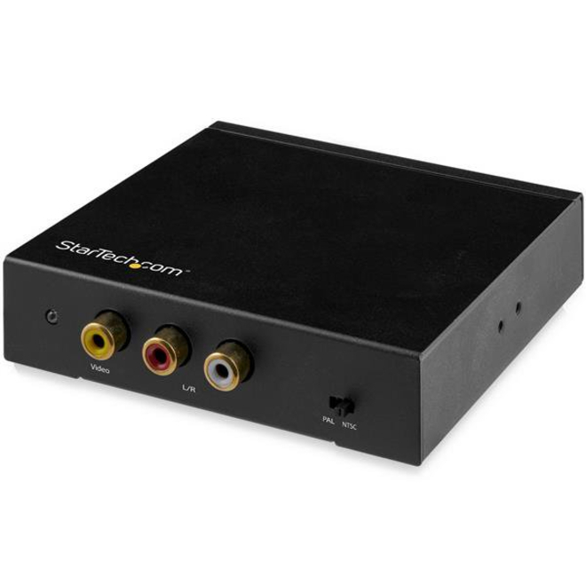 StarTech HDMI to RCA Converter Box with Audio - Composite Video Adapter - NTSC/PAL - 1080p - For Yellow, White and Red Outputs