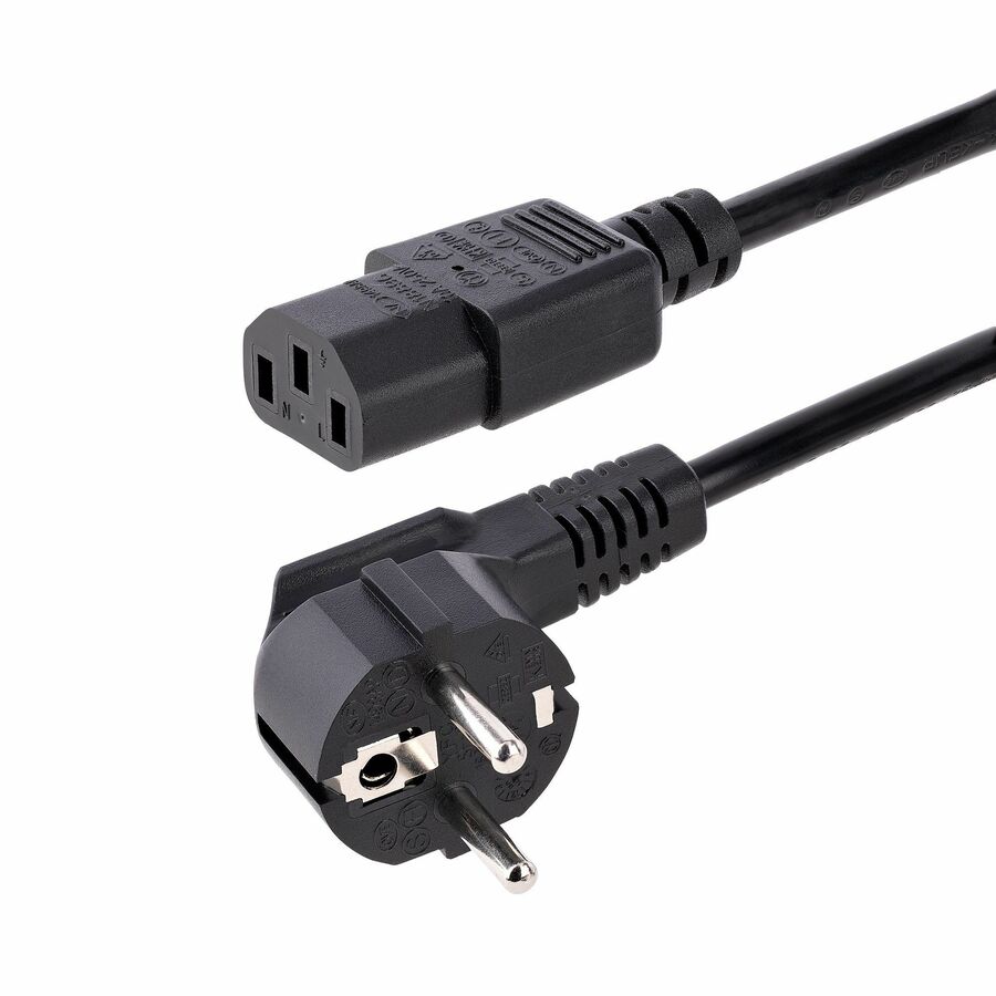 StarTech 6 ft 2 Prong European Power Cord for PC Computers