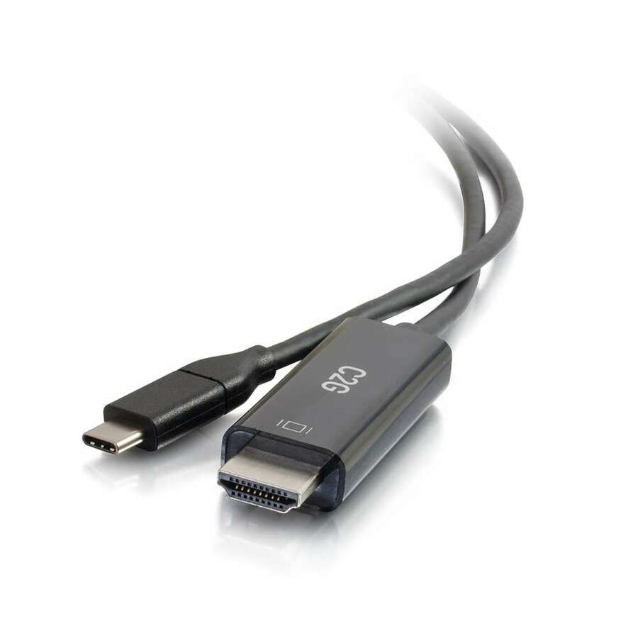 C2G 3ft USB C to HDMI Cable - USB Type-C to HDMI Adapter Cable - 4K - M/M