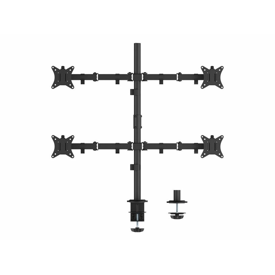 SIIG Articulating Quad Monitor Desk Mount - 13" to 32"