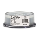 Verbatim M DISC BDXL - 4x - 100 GB - Thermal Printable, Hub Printable - 25pk Spindle