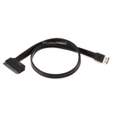Monoprice 19inch eSATAp to SATA 22pin Cable - Black