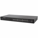 24-Port Network Switch, 24-Port (RJ45), Rackmount, Gigabit, 4 SFP, Ethernet Web-Smart, 10/100/1000 Mbit