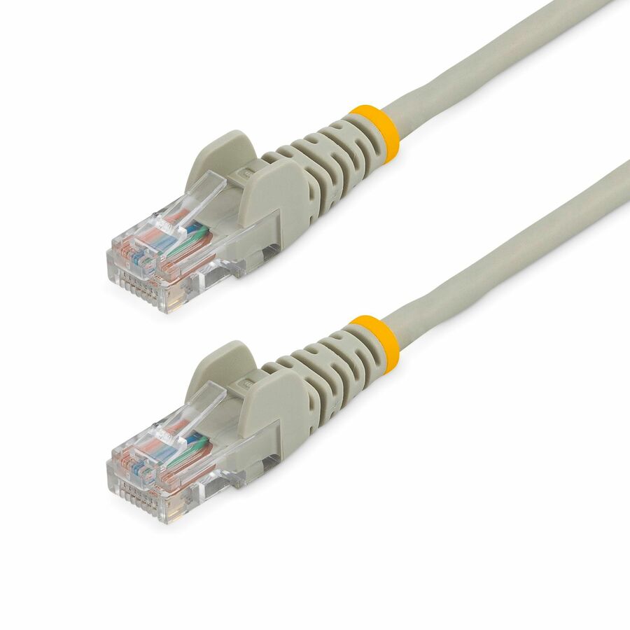 StarTech 10 ft Gray Snagless Cat5e UTP Patch Cable