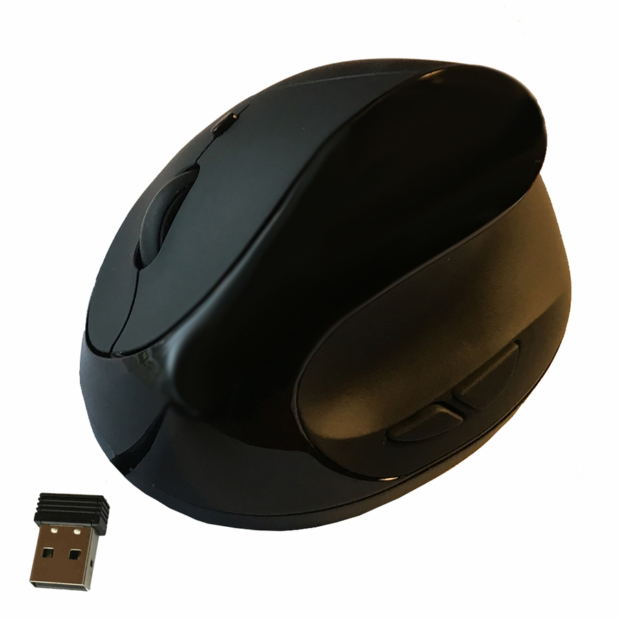 COMFI II WIRELESS ERGONOMIC COMPUTER MOUSE BLACK