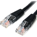 StarTech 3 ft Black Molded Cat5e UTP Patch Cable