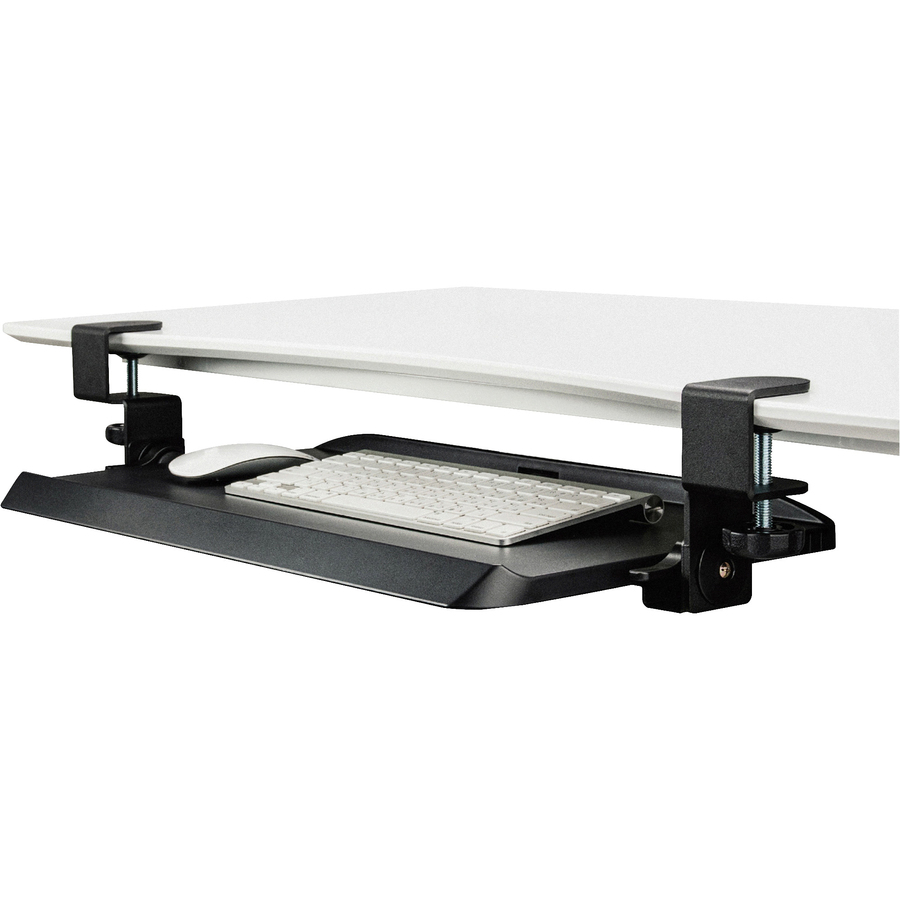 Kantek Clamp Mounted Tilting Keyboard Tray