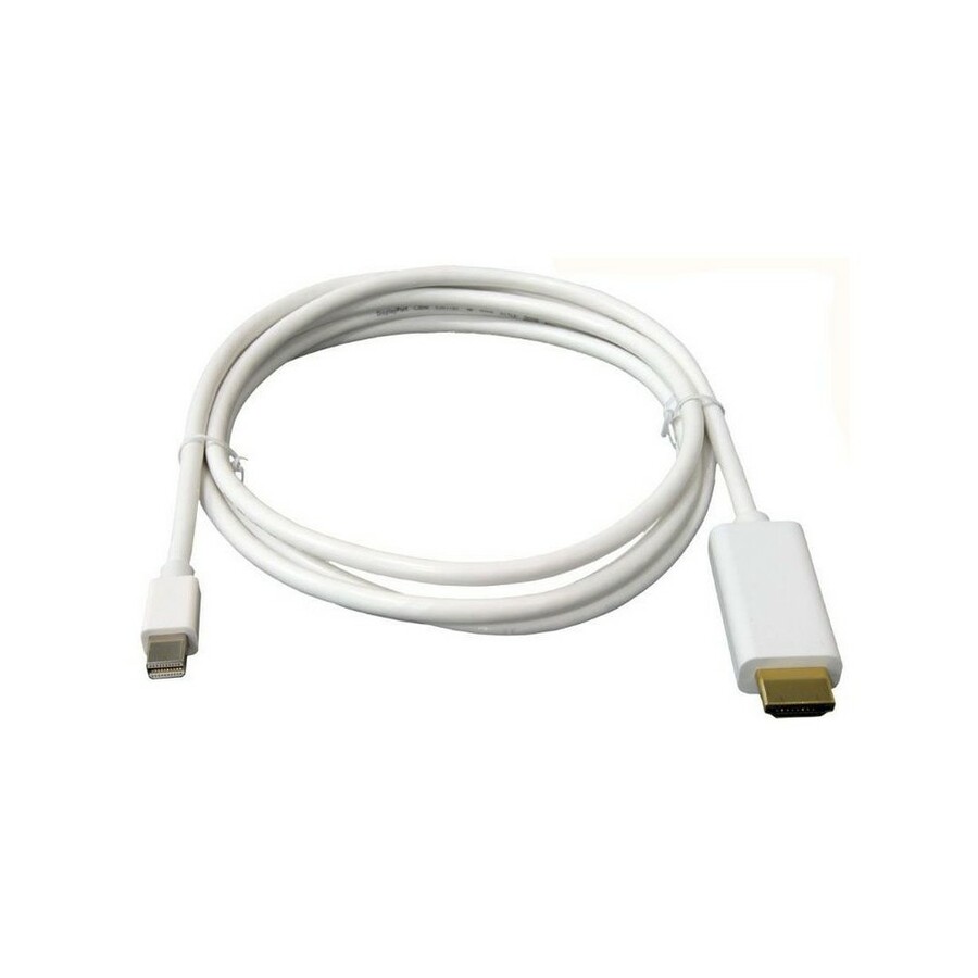 Unirise 10ft Mini Displayport to HDMI Cable, Male - Male, 32 AWG
