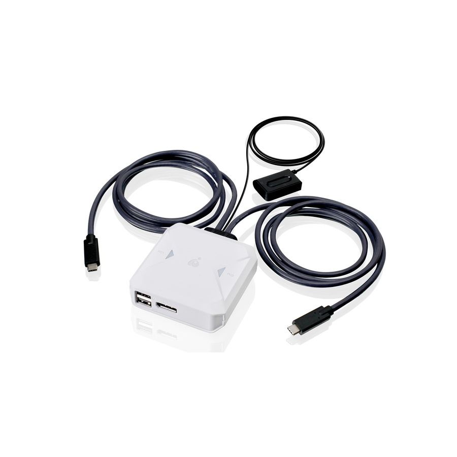 IOGEAR 2-Port 4K USB-C KVM Switch with DisplayPort output