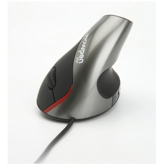 WOW PEN JOY II WIRED VERTICAL ERGONOMIC OPTICAL MOUSE SILVER