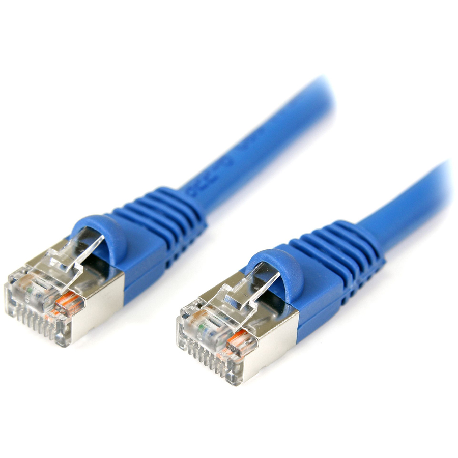 StarTech 10 ft Blue Snagless Shielded Cat5e Patch Cable