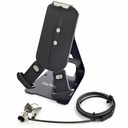 StarTech.com Secure Tablet Stand with K-Slot Cable Lock, Locking Universal Holder for 7.9"-13" Tablets, Adjustable, Security Tablet Mount - Universal Secure Tablet Stand for 7.9-13 inch devices up to 0.37in thick and 1.5lb - Adjustable tablet holder; Tilt/Rotate - Secure to desk (screws incl); 2x K-slots; 1x 6ft K-slot keyed lock - Security locking tablet mount ideal for iPad/Galaxy Tab