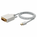 AddOn 3ft Mini-DisplayPort Male to DVI-D Single Link (18+1 pin) Male White Cable For Resolution Up to 1920x1200 (WUXGA)
