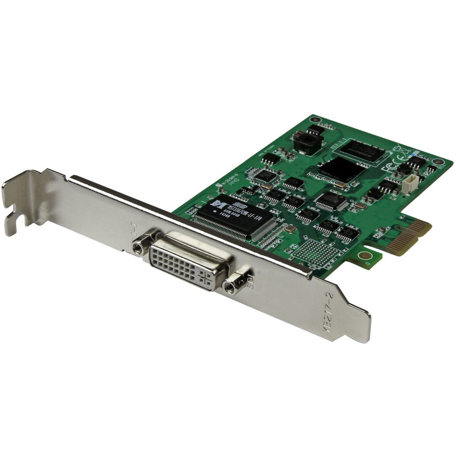 StarTech.com PCIe Video Capture Card - HDMI / DVI / VGA / Component - 1080p - Game Capture Card - HDMI Video Capture Card, TAA - Capture an HD audio-video source, through a low-profile or full-profile PCI Express slot - HDMI Capture Card - low profile & full profile PC recording - High-definition video grabber - HD capture - HD capture card - HDMI capature - Component capture