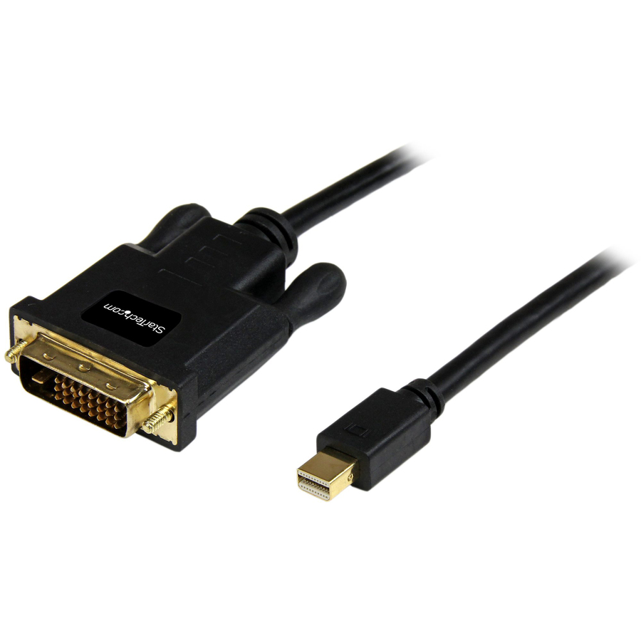 StarTech 10ft Mini DisplayPort to DVI Cable, Mini DP to DVI-D Adapter/Converter Cable, 1080p Video, mDP 1.2 to DVI Monitor/Display