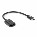 Rocstor Premium 6" USB-C to USB-A Adapter M/F - USB 2.0 - USB Type C to A Converter - For use of USB C devices such as Macbook Pro, MacBook, Chromebook, and other USB-C devices - 1 Pack - 1 x USB Type C Male - 1 x USB Type A Female - Black Adapter