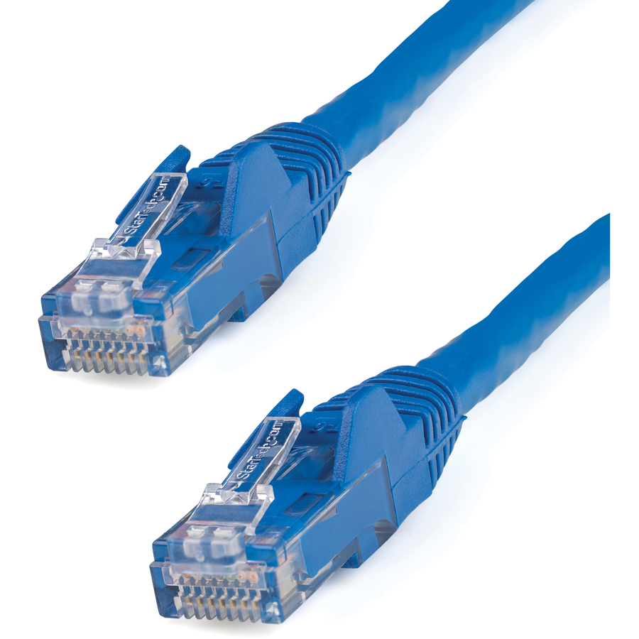 StarTech 75ft CAT6 Ethernet Cable - Blue Snagless Gigabit - 100W PoE UTP 250Mhz Category 6 Patch Cord UL Certified Wiring/TIA