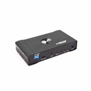 SIIG 1x2 4K120Hz HDMI Splitter with EDID & Audio Extractor - 1 x HDMI In - 2 x HDMI Out - USB - Aluminum - TAA Compliant