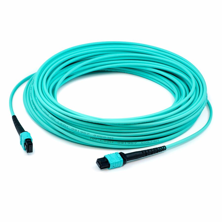 AddOn 5m MPO/UPC to MPO/UPC Aqua OM4 LSZH 12-Strand Fiber Patch Cable