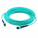 AddOn 5m MPO/UPC to MPO/UPC Aqua OM4 LSZH 12-Strand Fiber Patch Cable