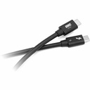OWC 1.0M (39.4") Thunderbolt 5 (USB-C) Cable Black for Thunderbolt And USB-C Devices - Black