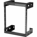 StarTech 2-Post 12U Heavy-Duty Wall-Mount Network Rack, 19" Open Frame Server Rack for Computer Equipment, Wall Mount Data Rack