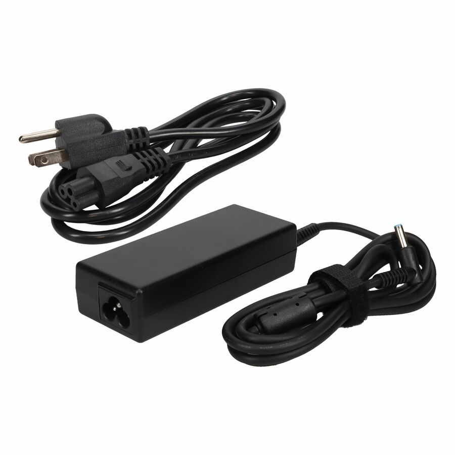 AddOn HP H6Y88AA Compatible 45W 19.5V at 2.31A Black 4.5 mm x 3.0 mm Laptop Power Adapter and Cable